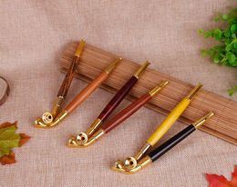 Mini Trumpet Rod Dual-purpose Type Wood Rod Philtre Pipe Tobacco Rod Can Be Disassembled for Cleaning