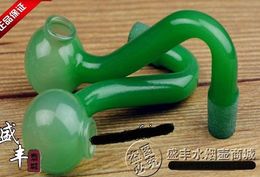 Free shipping wholesale Hookah Accessories - Hookah green porcelain accessories [S] burn pot, large better