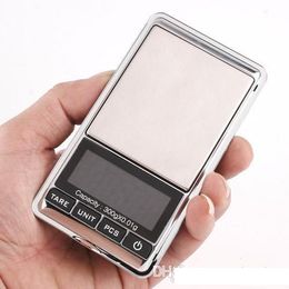 300g x 0.01g Mini digital Scales Jewellery pocket Gramme scale H1791 white bright backlight 50pcs/lot Fedex DHL free