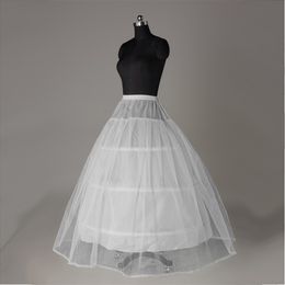 Real Image White 3-HOOP 1 layer Petticoats For bride Wedding Dress Bridal Crinoline A Line Weddings Accessories vestido de noiva