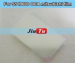 100pcs lot 250um thickness mitsubishi oca optical clear adhesive for s5 double side glue sticker for samsung i9600 lcd touch screen repair