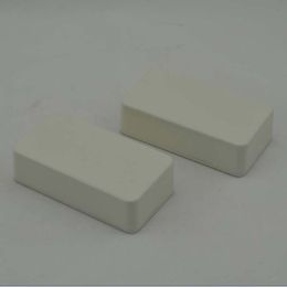 2X 1590B Style Hammond Aluminium Stomp Box Effects Pedal Enclosure White