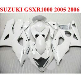 Bodywork fairings set for SUZUKI 2005 2006 GSXR1000 K5 K6 all white 05 06 GSXR 1000 new fairing kit TF51