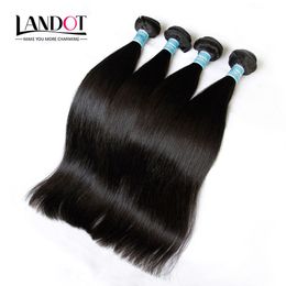 3Pcs Lot 8-30Inch Mongolian Virgin Hair Straight Grade 7A Unprocessed Mongolian Human Hair Weave Bundles Natural Colour Extension Double Weft