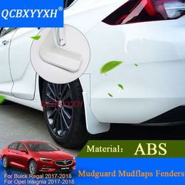 Accessories QCBXYYXH Car Styling Car Mud Flaps For Buick Regal Opel Insignia 2017 2018 Sedan Mudflaps Splash Guards Mud Flap Mudguard Fender