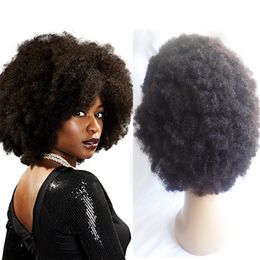 Discount Short Human Hair Wigs African American Short Human Hair