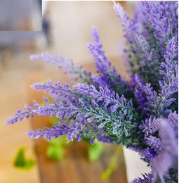 artificial lavender bunch silk flowers lavenders for wedding party home decorative flowers free lavender artificial