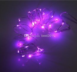 LED Copper String 2M 20leds Battery Operated Fairy Strings Sparkle Lights Party Xmas 50pcs MOQ