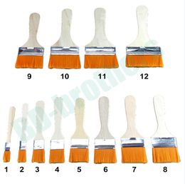 1# 2# 3# 4# Hairbrush Wooden Handle Brush For Industry Electronics Machine Cleaning Dedusting 1000pcs/lot