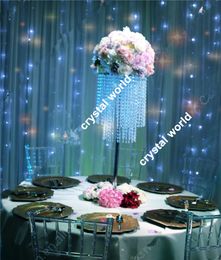 crystal acrylic 76 Centrepieces for wedding table,artificial flower stand for wedding table decoration