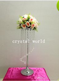 8pcs/lot no flowers incluing Crystal Chandelier table / wedding table chandelier/crystal for 1234 wedding centerpiece/ table centerpiece