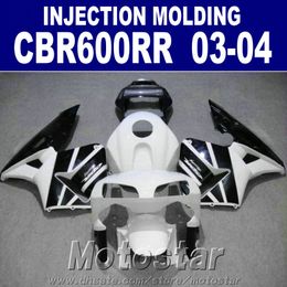 Cheap Injection Mold for HONDA fairing kits CBR 600RR 2003 2004 white cbr600rr 03 04 motorcycle body fairings AOF3