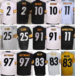 Factory Outlet- Cheap #2 michael vick 10 Martavis Bryant 11 Markus Wheaton 83 Heath Miller 91 Stephon Tuitt 97 Cameron Heyward Football Jers