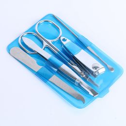 Daily Use Nail Care Professional Manicure Set Nail Clippers Scissors Cleaning Tool Kit Set 5 Pcs/Set Good Quality