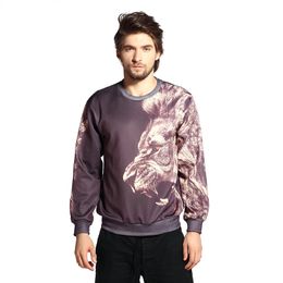 FG 1509 Raisevern new harajuku print animal tiger pullover 3d hoodies sweatshirt sudaderas tops clothes mens casual autumn streetwear