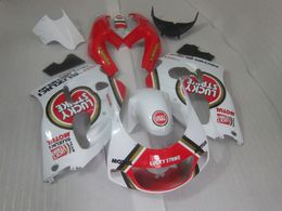High quality fairing kit for SUZUKI GSXR600 GSXR750 1996-2000 GSX-R600/750 96 97 98 99 00 red white LUCKY STRIKE fairings set GB8