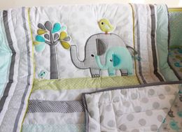 grey elephant nursery bedding uk