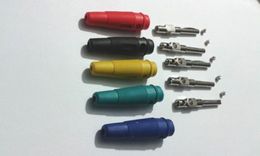 100 pcs high quality 5 Color copper Banana Plug FOR Audio Speaker Connectors