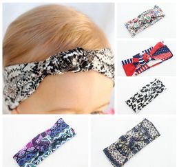 new lady Baby Girl's Fashion Cross Knot Turban Twist Headband Head Wrap Knotted Soft Headband Headwrap Photo Prop hair accessories FD6568