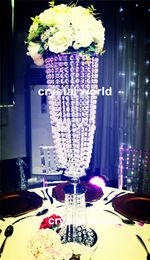Hot! metal sliver tall wedding flower vase&stand/elegant wedding table flower stands centerpieces for decorative weddding table
