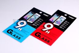 2000pcs 189*88mm Mobile Tempered Glass Screen Protector Retail Packaging New with Hang Hole Paper Package Book Style Box Pack Bags