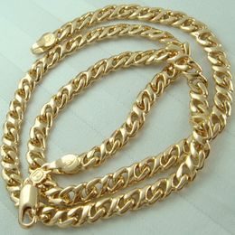 18K 18CT Gold Filled Unisex 45cm Lenght Chain Necklace N104