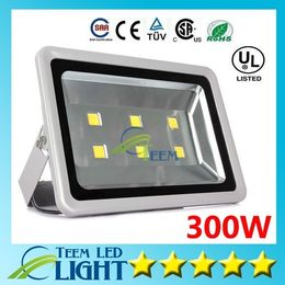 X10 DHL 300W Led Floodlights High Power Outdoor flood light Led Gas Station Lighting Waterproof Warm Cold White Led Canopy Lights AC 85-277V