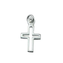 Beadsnice Cut-Out Cross Pendant 925 Sterling Silver Cross Charms Tiny Charms Necklace Charms Handmade Gift for Her ID 30435