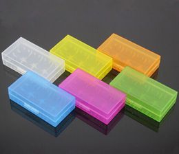 Packing Battery Carrying Box Case Storage Acrylic Boxes Colourful Plastic Box for 18650 16340 Battery
