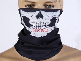 50pcs/lot DHL Free shipping Skull Design Multi Function Bandana Ski Sport Motorcycle Biker Scarf Face Masks