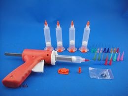 Manually Single Liquid Glue Gun 10cc/30cc Common 1pcs+10cc/30cc Cones 5 Sets+Dispensing Tips