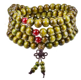 fashion tibet buddhism 1088mm wooden rosary bead bracelet multilayer bowknot bracelets bodhi sandalwood bracelet jewelry luck bracelets