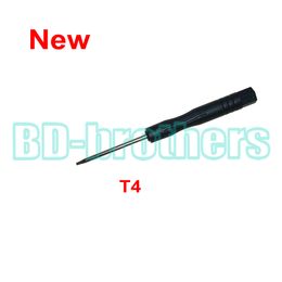 2016 New Black T4 Screwdriver Torx Screw Drivers Open Tool for Moto Phone Notebook Hard drive Circuit Board Repairing 6000pcs/lot