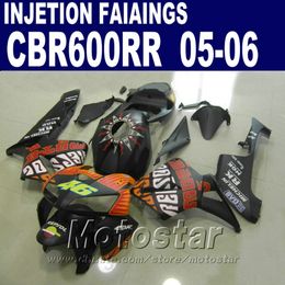 Free Customise Injection Moulding for HONDA CBR 600 RR fairing 2005 2006 cbr600rr 03 04 cbr 600rr fairings kit VJI8