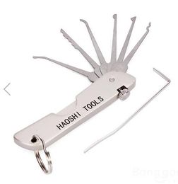 haoshi locksmith tools Australia - HAOSHI Foldable Door Lock Opener Locksmith Tool Lock Pick Set