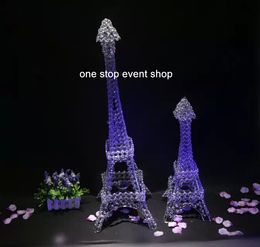 Modern crystal wedding decoration flower stand for table centerpiece