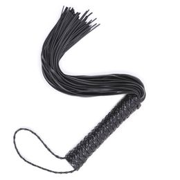 Genuine Leather Whip Flogger Ass Spanking Bondage Slave Bdsm Flirting Toys In Adult Games For Couples Fun Fetish Sex Products3003558