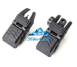 Floding Back-up Polymer Sight Front and Rear Hunting Rifle Scopes for 20mm Rail Mount Ar15 M4 Aris