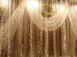 Curtain lights christmas lights 10*8m 10*5m 10*3m 8*3m 6*3m 3*3m led lights Ice article lamp Christmas ornament lights Flash Colored Fairy