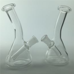 thick mini oil rig glass bong with 10mm female easy to carry 4.3 inch glass bong water bong for smoking