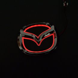 Car Styling Special modified white Red Blue 5D Rear Badge Emblem Logo Light Sticker Lamp For Mazda 6 mazda2 mazda3 mazda8 mazda cx252G