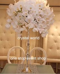 Beautiful tall wedding centerpieces, table wedding decoration sliver flower stand,Flower arrangement stand