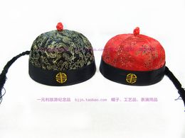 freeshopping Special emperor hat Crown cap space space cap The qing dynasty hat Of course the landlord cap The size of the no.