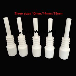 10m 14mm 18mm mini NC kit male ceramic nail replacement tip for dab rigs glass bongs glass water pipe VS quartz banger