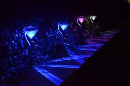 Outdoor solar lights Dengcao ball colorful light garden light LED light waterproof inserted Solar Lights