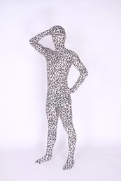 full bodysuit leopard Zentai Unitard Spandex Skin Suit Party Halloween Adult Costumes