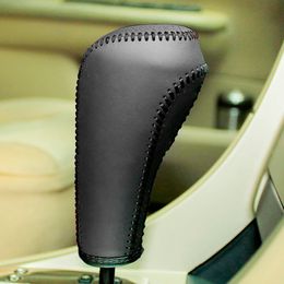 Case for Peugeot 307 408 2008 Automatic Gear Covers Genuine Leather Shift Collars Hand Stitched Gear Cover