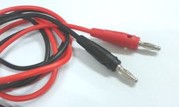 5SET Banana Plug to Banana Plug Silicone Cable High Voltage