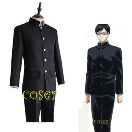 Wholesale-Coser Japanese Anime Sakamoto desu ga Sakamoto Role Cosplay Costume Clothes Coat & Pants Boy School Uniform Suit