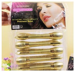 HengFang Waterproof Black Eyeliner Liquid Eye Liner Pen Pencil Makeup Beauty Cosmetic DHL Free Shipping 2 in 1 Cheap Price